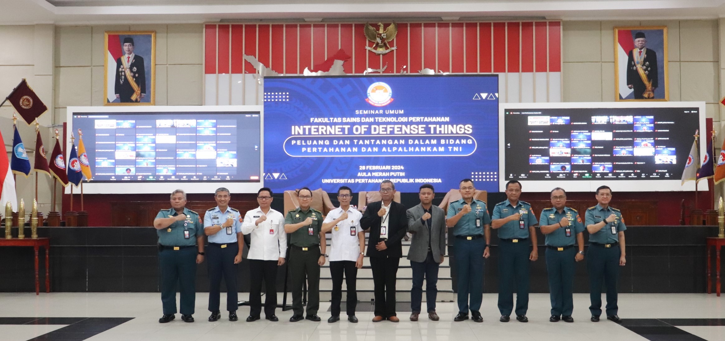 FSTP Unhan RI Laksanakan Seminar Umum Bertajuk “Internet Of Defense Things (IoDT): Peluang dan Tantangan dalam Bidang Pertahanan dan Alpalhankam TNI”
