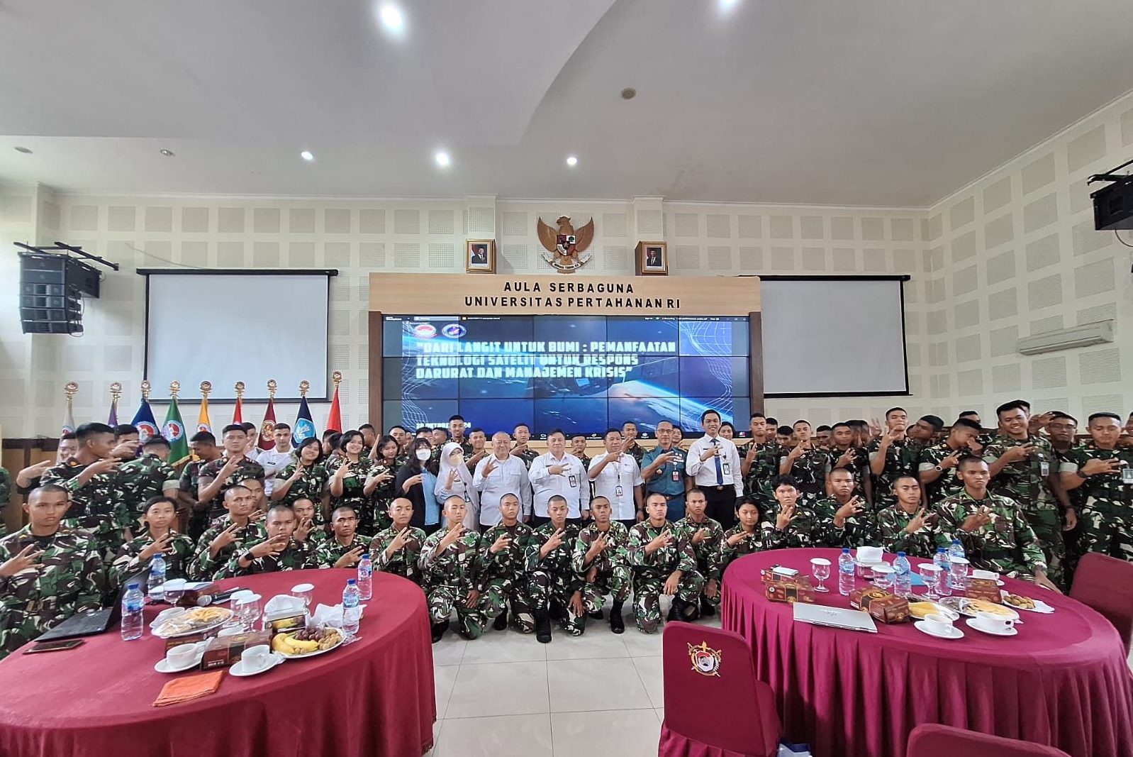 Unhan RI Terus Berinovasi! Mengadakan Kuliah Pakar Prodi Teknik Elektro UNHAN RI, “Dari Langit Untuk Bumi: Pemanfaatan Teknologi Satelit Untuk Respons Darurat dan Manajemen Krisis”